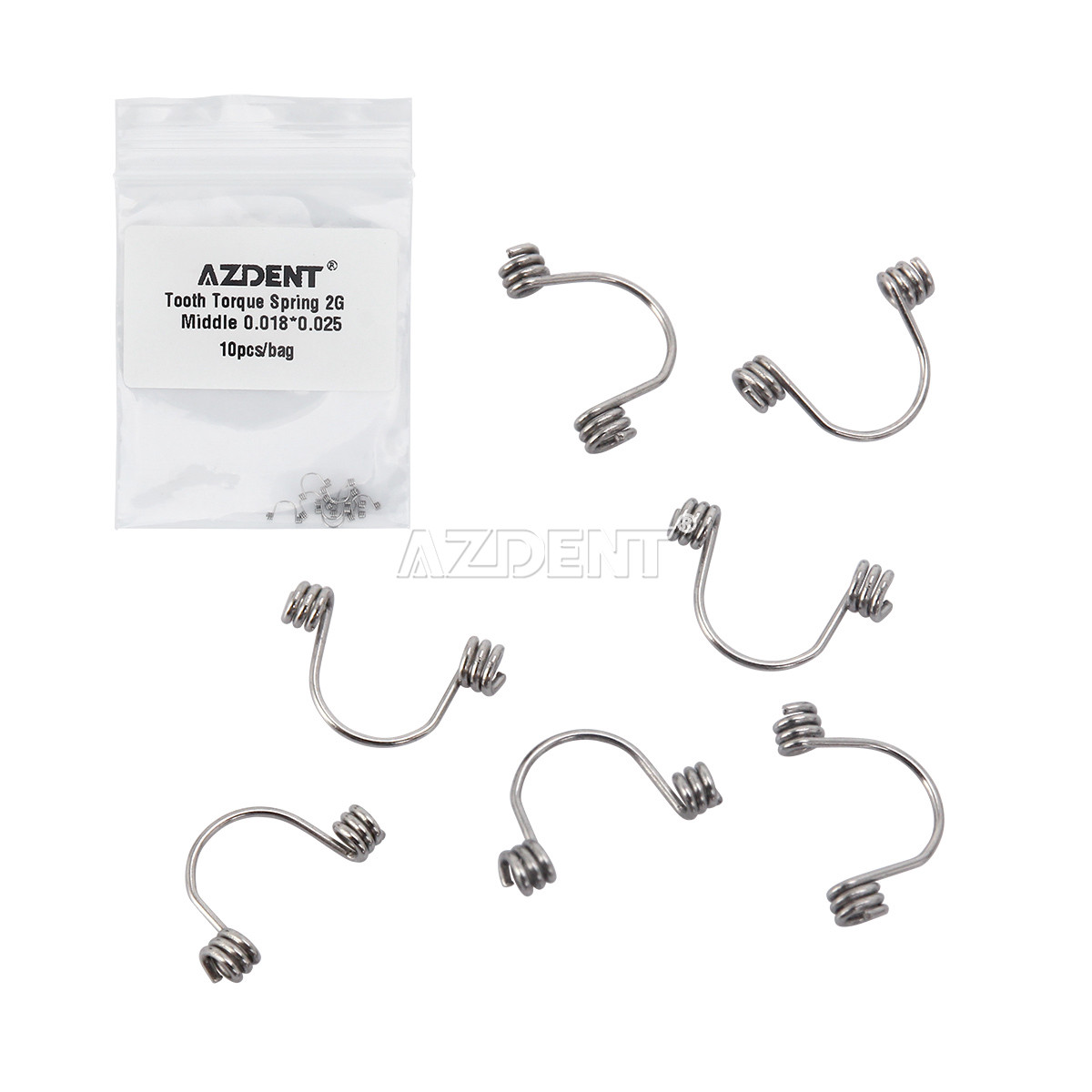 10Pcs/Bag Dental Orthodontic Anterior Teeth Torque Rectangular Springs AZ SALE