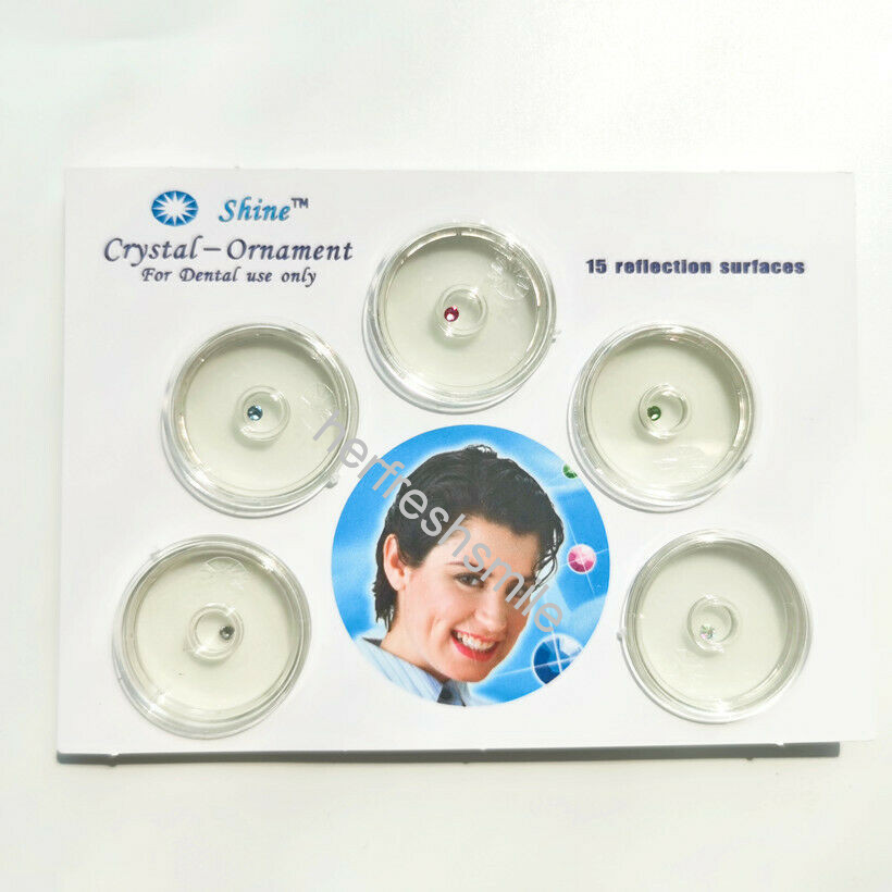 5Pcs/Box Dental Crystal Tooth Ornaments Tooth Gems Teeth Jewelry Gem Hot Sale