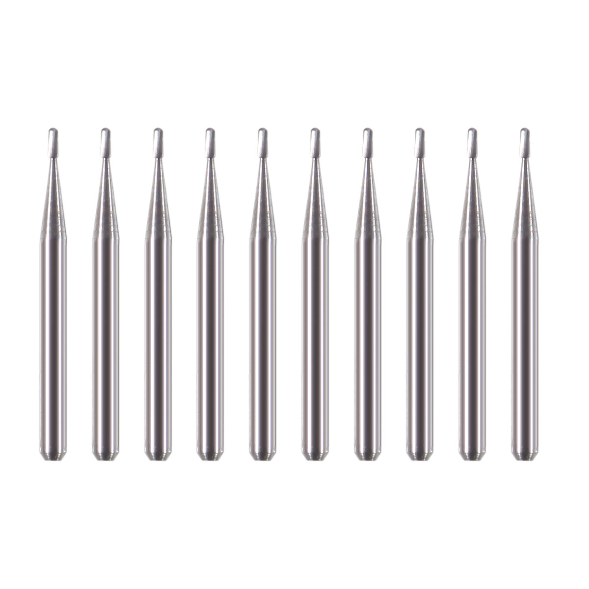 10 Pcs Dental Carbide Burs Pear-Shaped Type High Speed Tungsten Steel Bur FG329