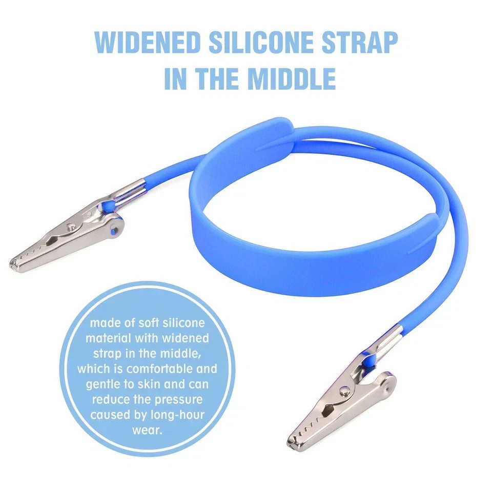 Dental Bib Clips Flexible Autoclavable Patient Napkin Holder Clip Silicone/Metal