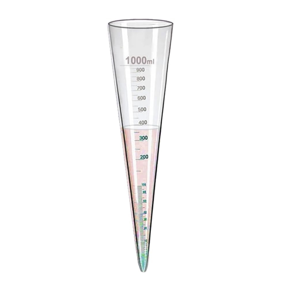 1000 Ml Imhoff Cone for Sedimentation & Biofloc Test | Water Testing Cone for Fi