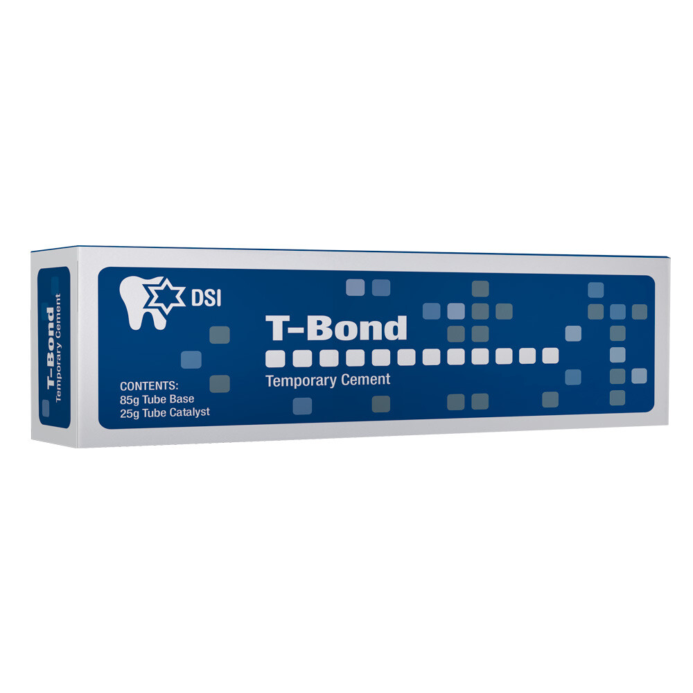 DSI T-Bond Temp Bond Dental Temporary Cr0wn and Bridge Eugenol Cement 110g TOTAL