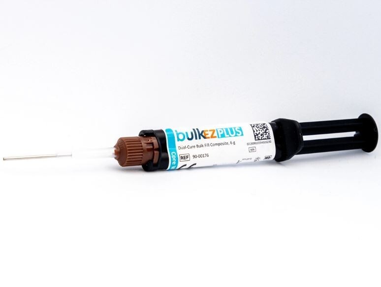 *1-Kit* BulkEZPlus Dual-Cure Bulk Fill Composite Core White Syringe 90-00176