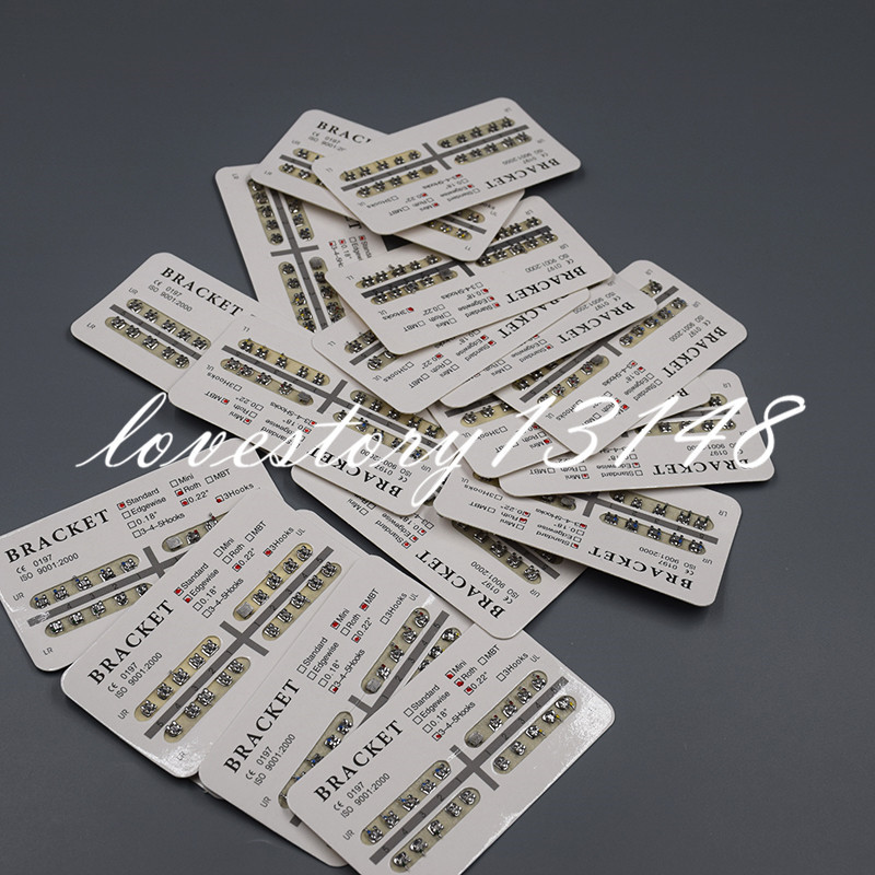36 Types Dental Bracket Mini/Standard Roth/Edgewise/MBT 018/022 No Hook/3/345