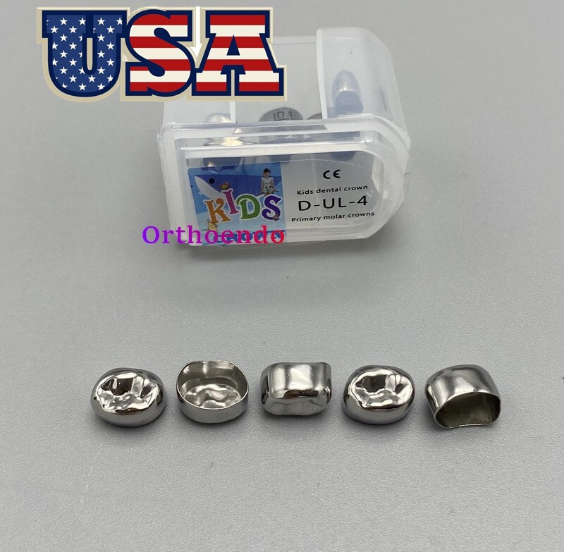 Dental Pediatric Crown Kids stainless steel molar crowns preformed Primary