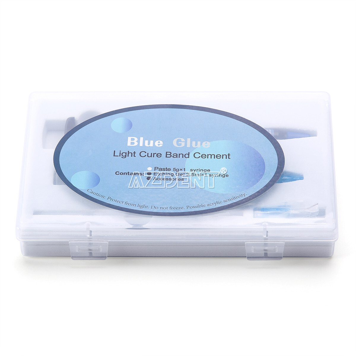 Dentex Dental Light Cure Orthodontic Adhesive Composite Resin Kit Blue Glue