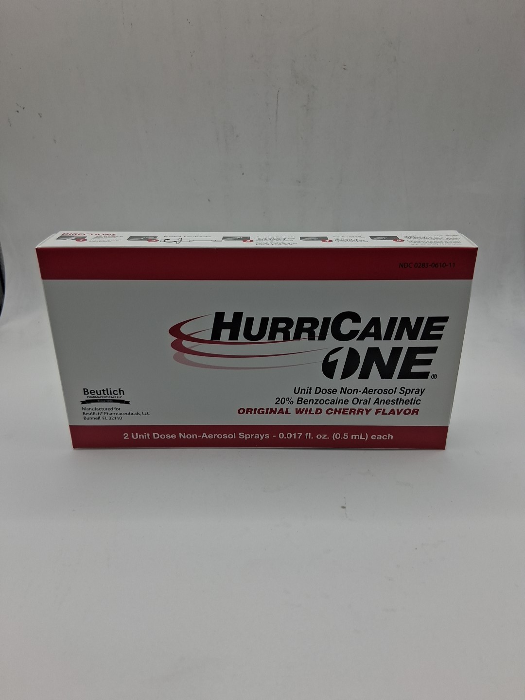 Beutlich 0283-0610-11 Hurricaine One Unit Does Spray 2Ct. Exp:05/2027