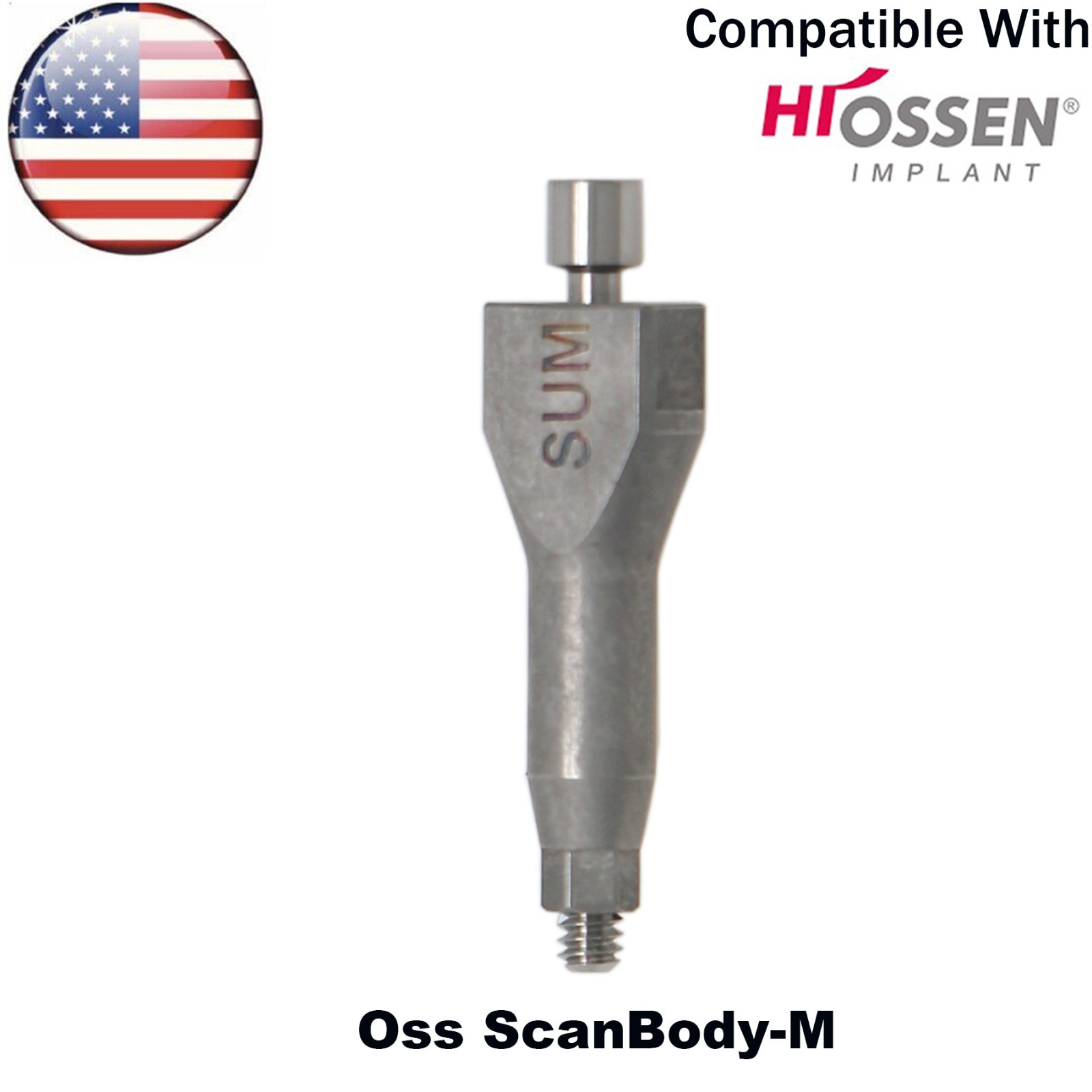Dental CAD/CAM Implant Scan Body Analog Compatible With Hiossen Nobel Straumann