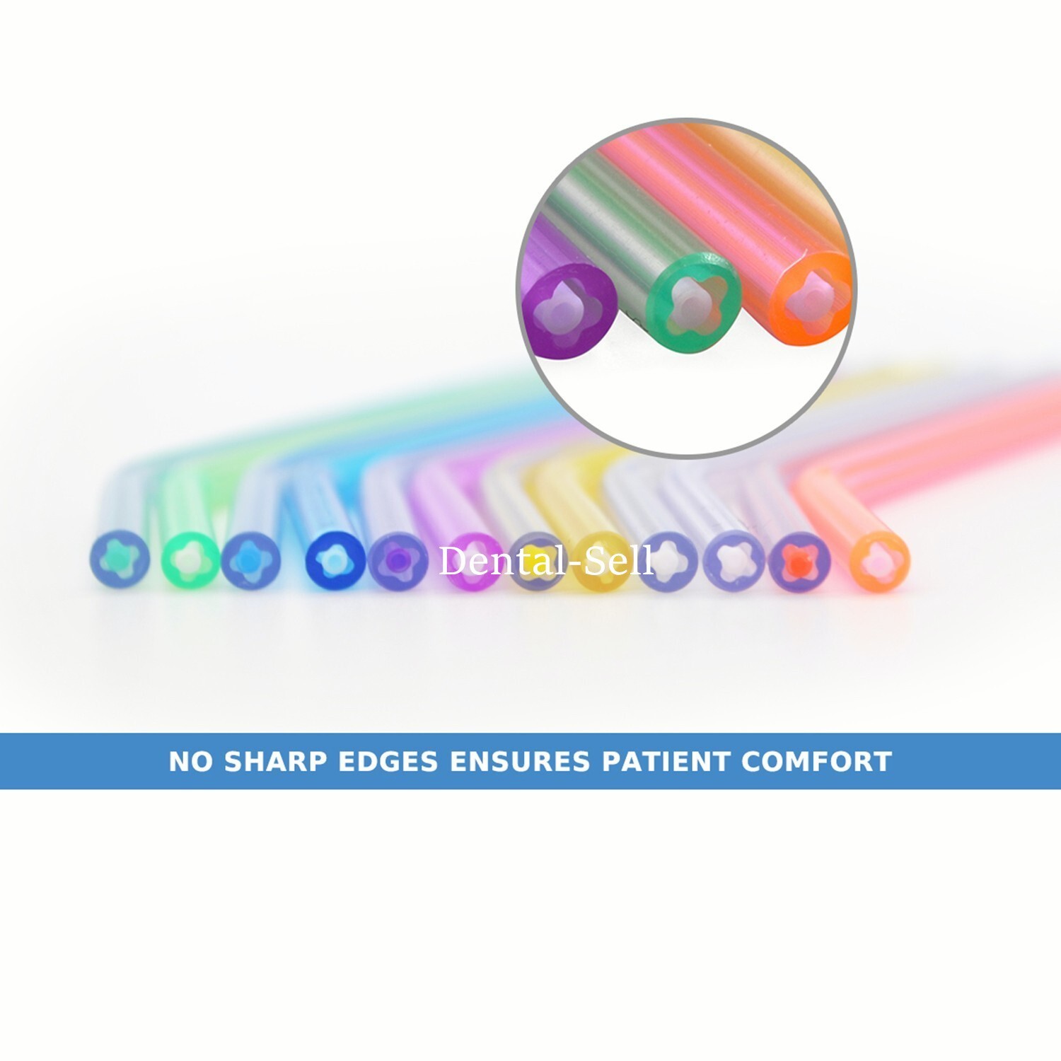 250/PK Dental Disposable 3 Way Air Water Syringe Spray Nozzles Tube Tips Rainbow
