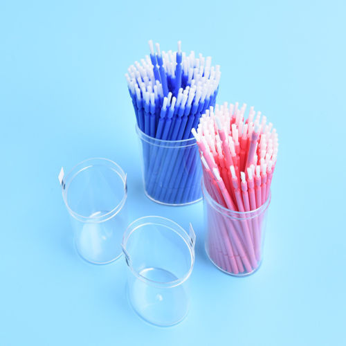 100 Pc/Pack Dental Use Disposable Micro Applicator Brush Eyelash Extension Stick