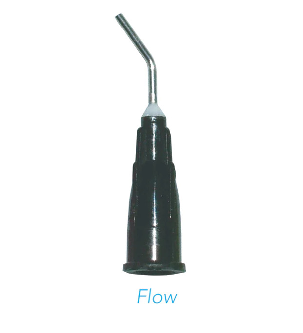 PacDent type Disposable, blunt end pre-bent needle tips for Etchants, flowables