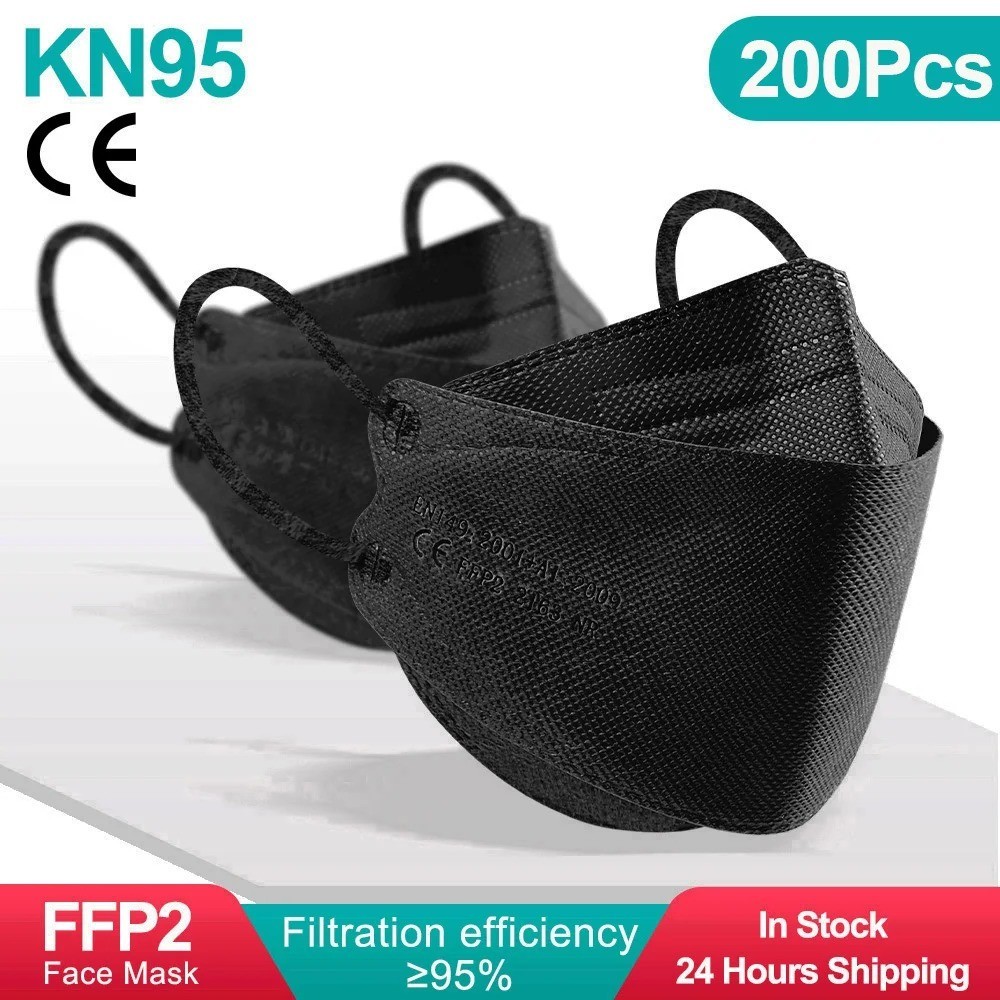 KN95 Face Mask Disposable Adults – 10 Pack 5 Layer Protection Adjustable KN95