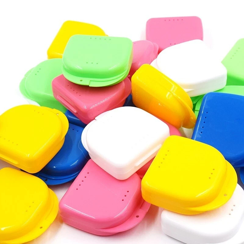 5 Colors Orthodontic Dental Teeth Denture Storage Case Container Retainer Box