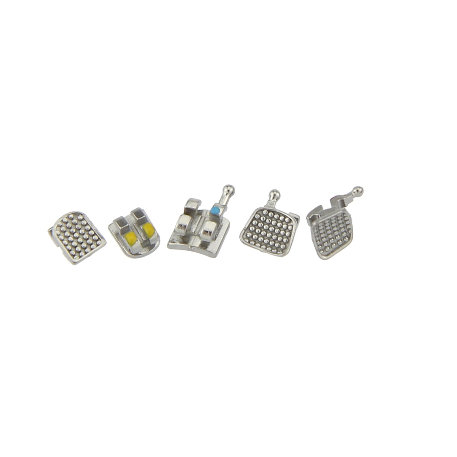 Dental Orthodontic Bracket Braces Metal Mini Roth MBT 018 022 345 Hooks MIM 5-5
