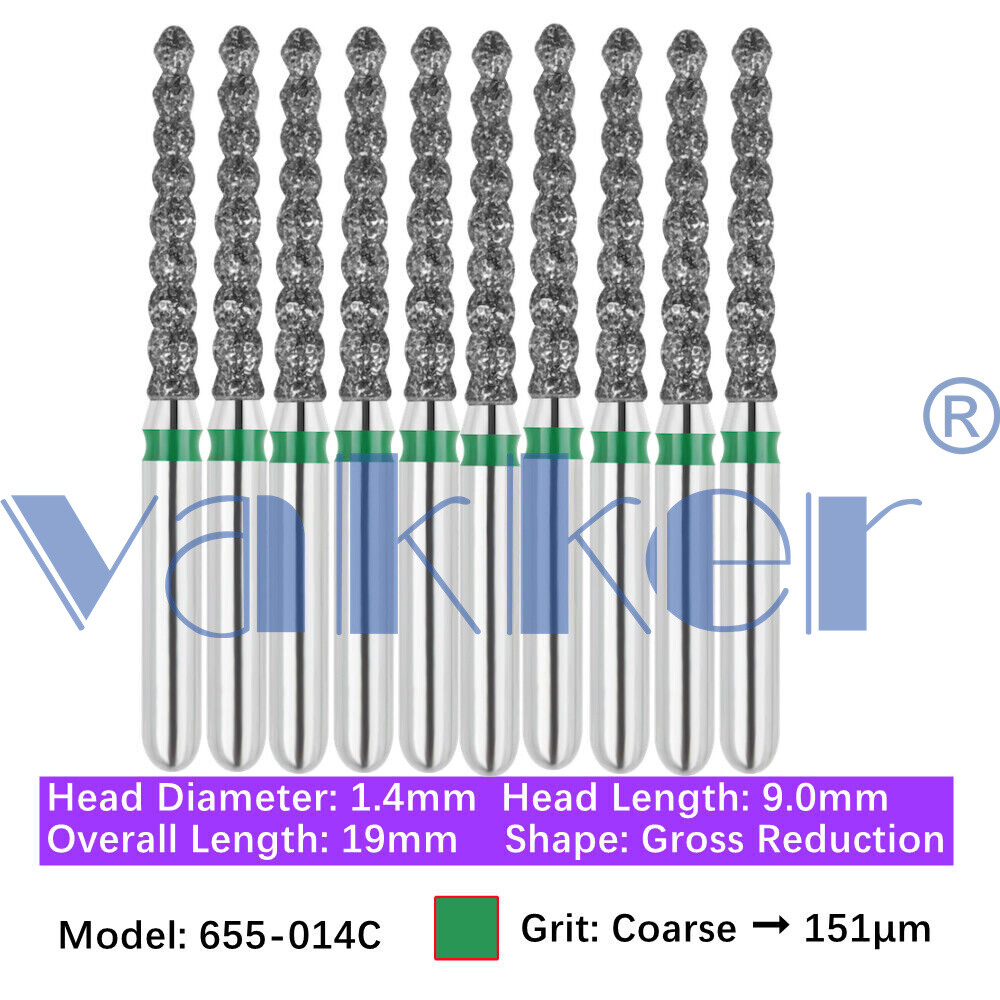 10 Burs Diamond Burs FG Interproximal Gross Reduction Super Fine Medium Coarse