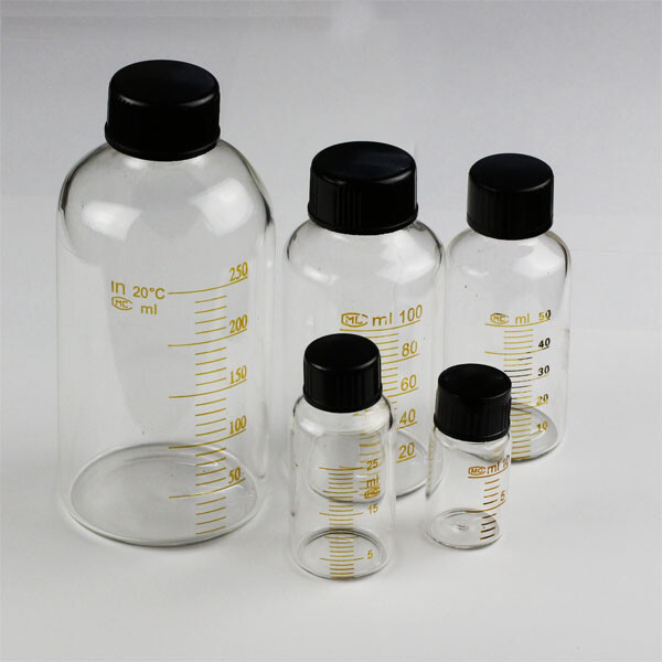 5ml – 250ml Reagent Bottles with Scale Chemistry Biology Laboratory Supplies