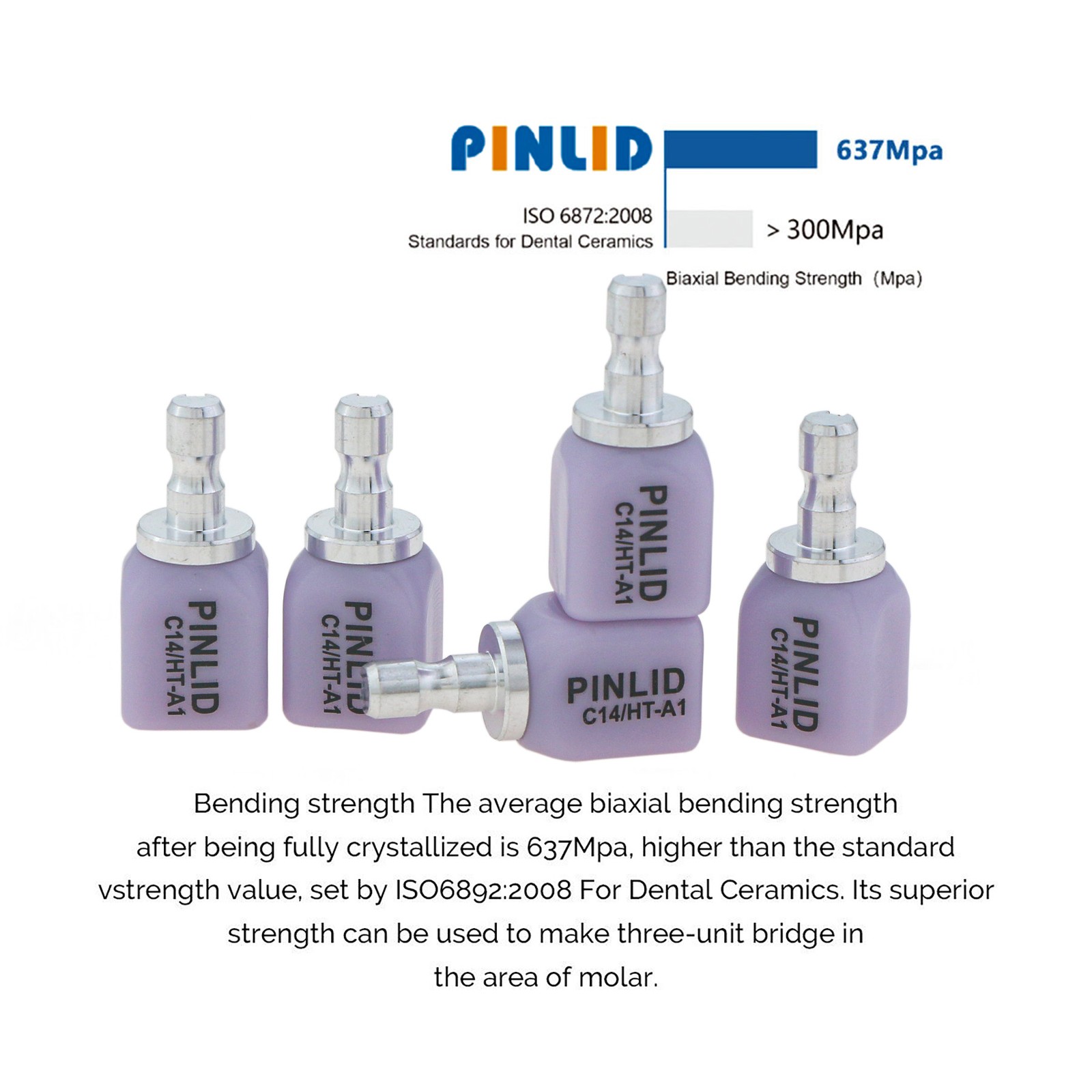 US C14 Dental Lithium Dislicate Block For Sirona Cerec IPS e.max CAD CEREC Block