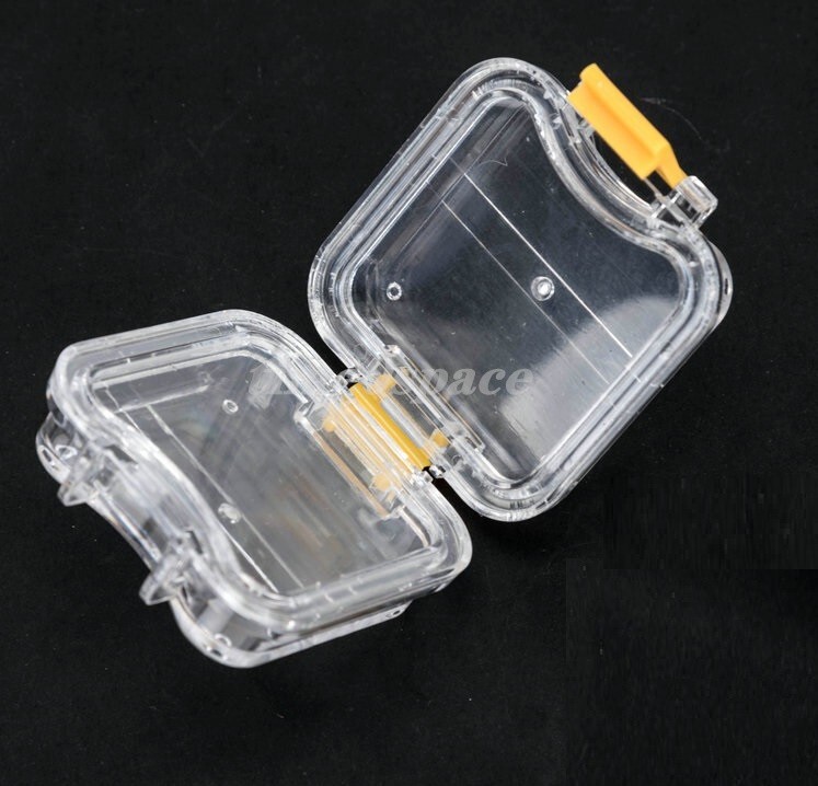 20Pcs Dental Box Jewelry Storage Boxes Hinged Display Clear Membrane Case Small