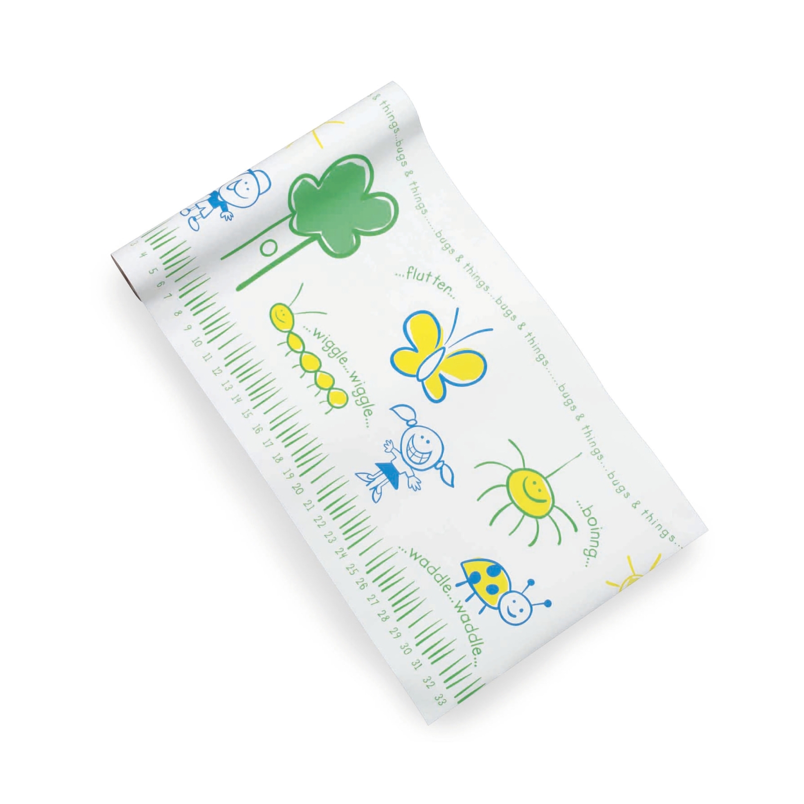6 McKesson Pediatric Table Paper Rolls Bugs and Things White Crepe 21″ x 125′