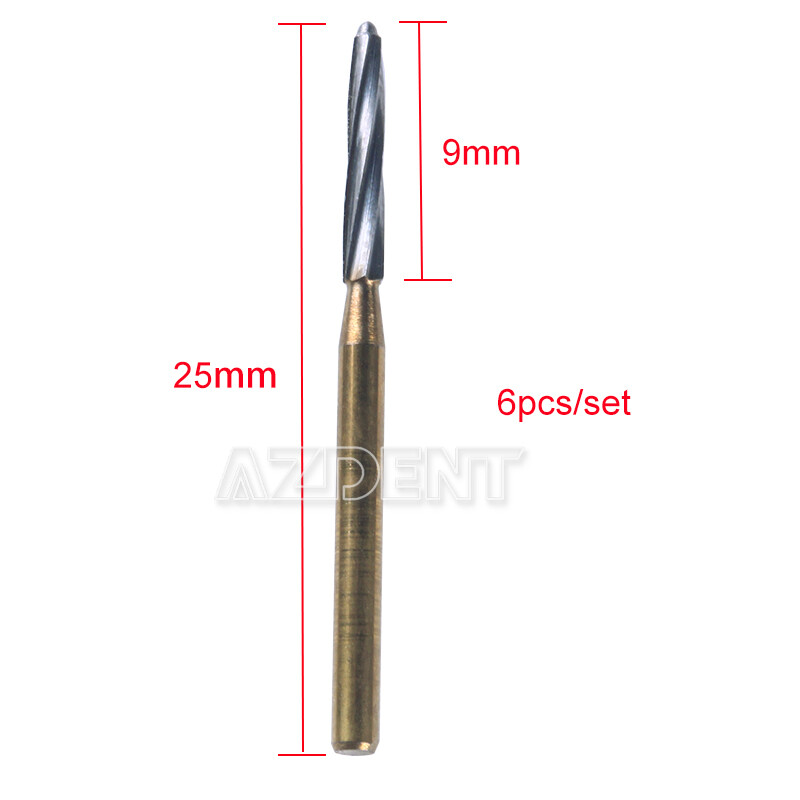 AZDENT Dental Tungsten Carbide Tungsten Steel Burs for High Speed Handpiece