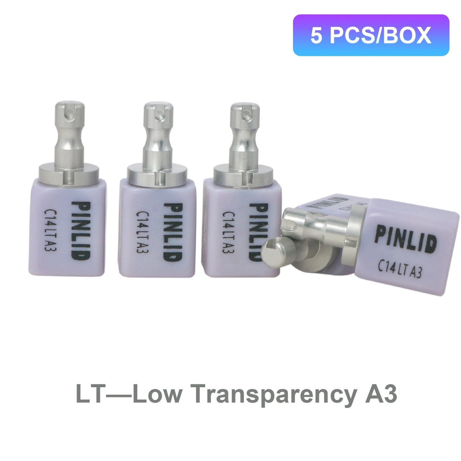 C14 Dental Emax Ceramic Blocks Lithium Disilicate CAD/CAM CEREC Block 5pcs A1 A3