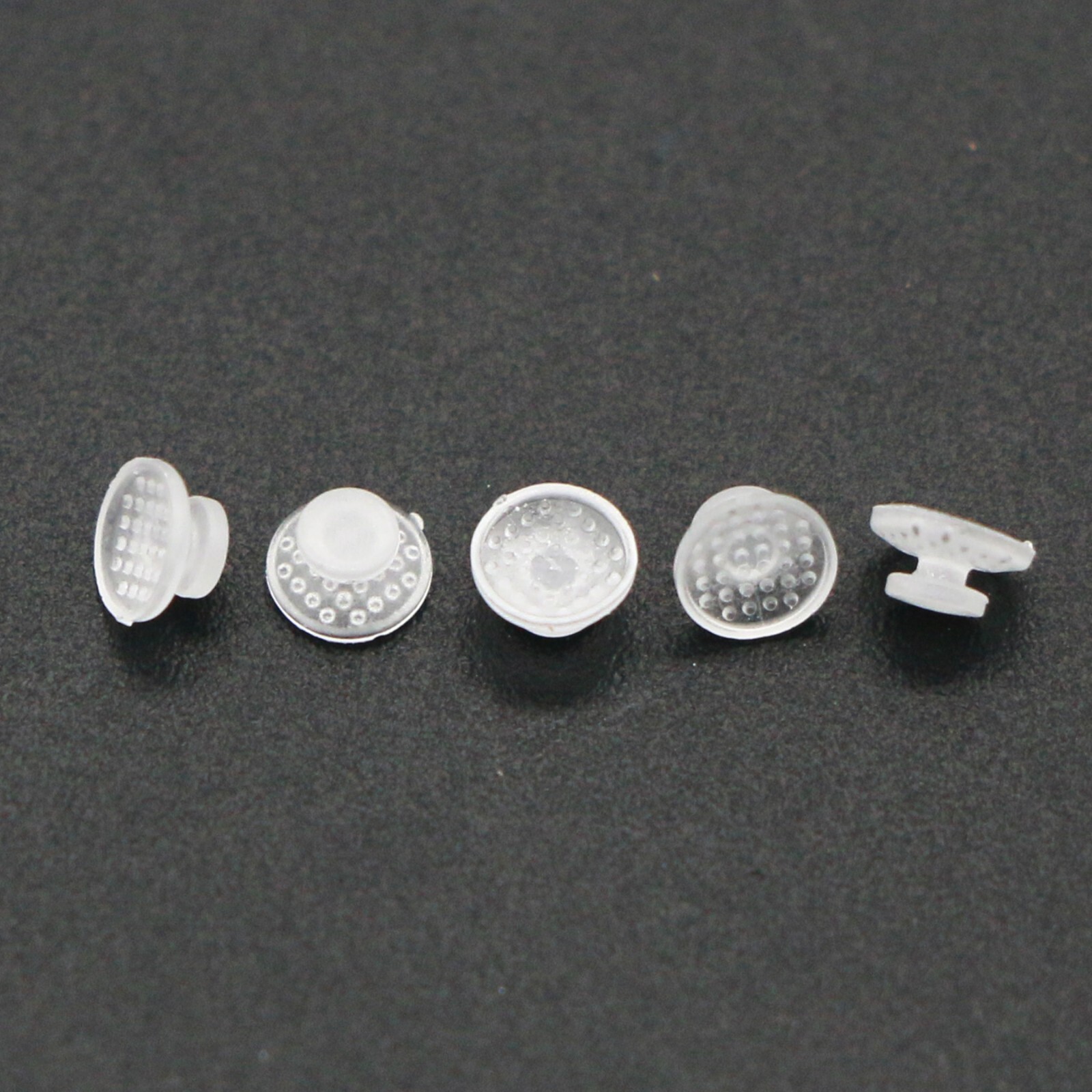 US 100Pcs Dental Orthodontic Ceramic Lingual Button Clear Bondable Mesh Base