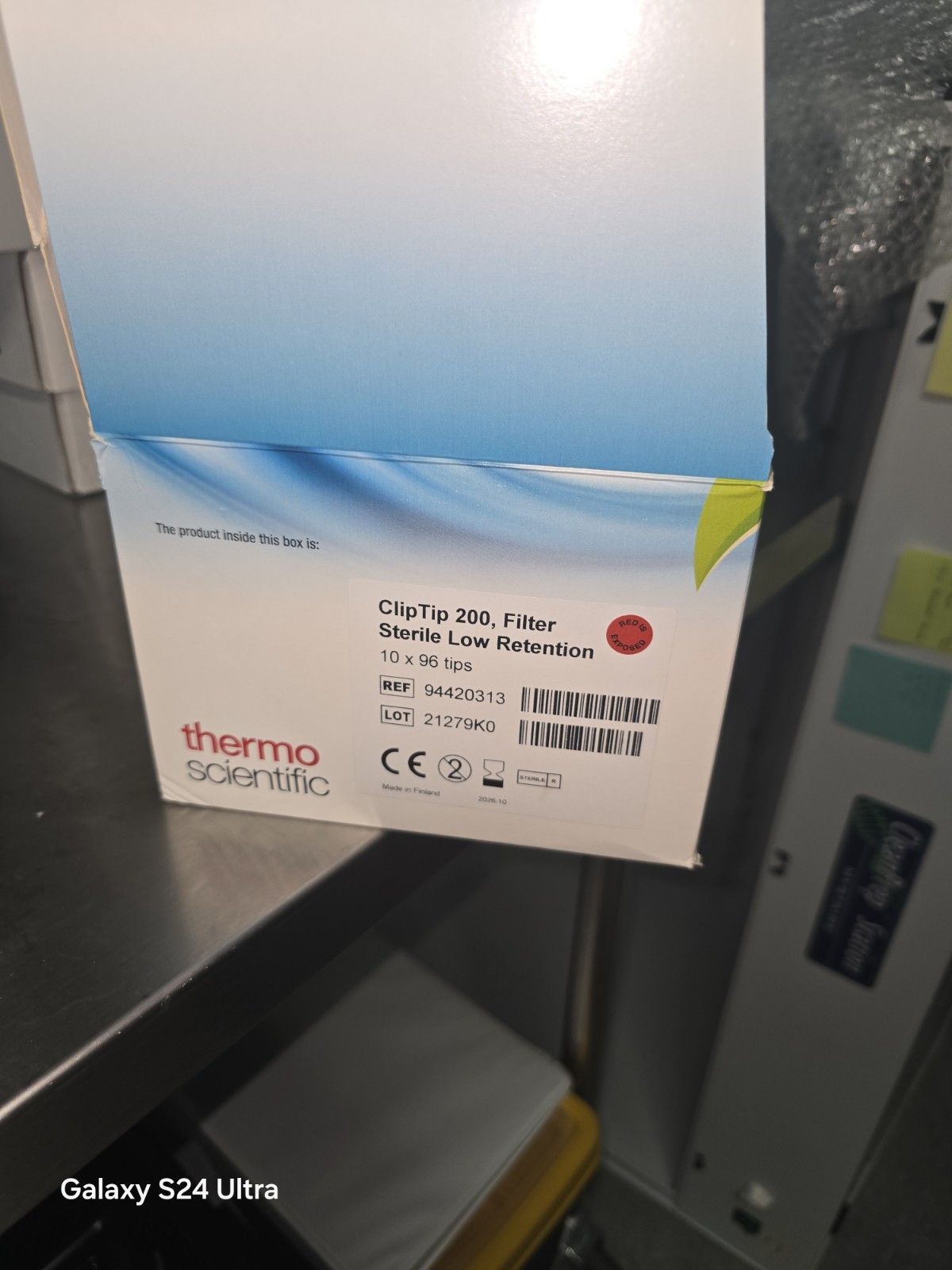 Thermo Scientific ClipTip 200µL Sterile Filter Tips 94420313