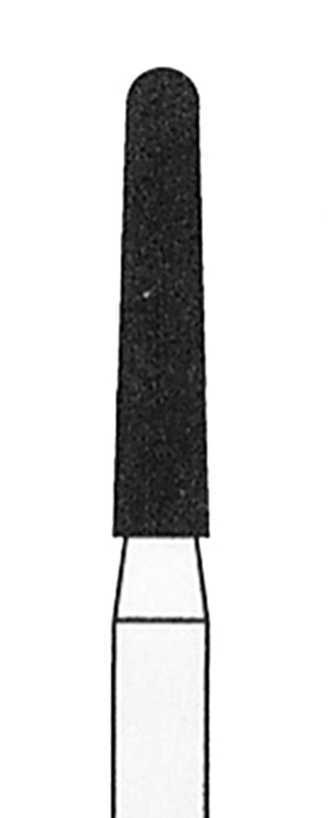 CROSSTECH Dental Diamond Short-Shank ROUNDENDTAPER-856/016SC, MB5MXC-SC, 5Burs