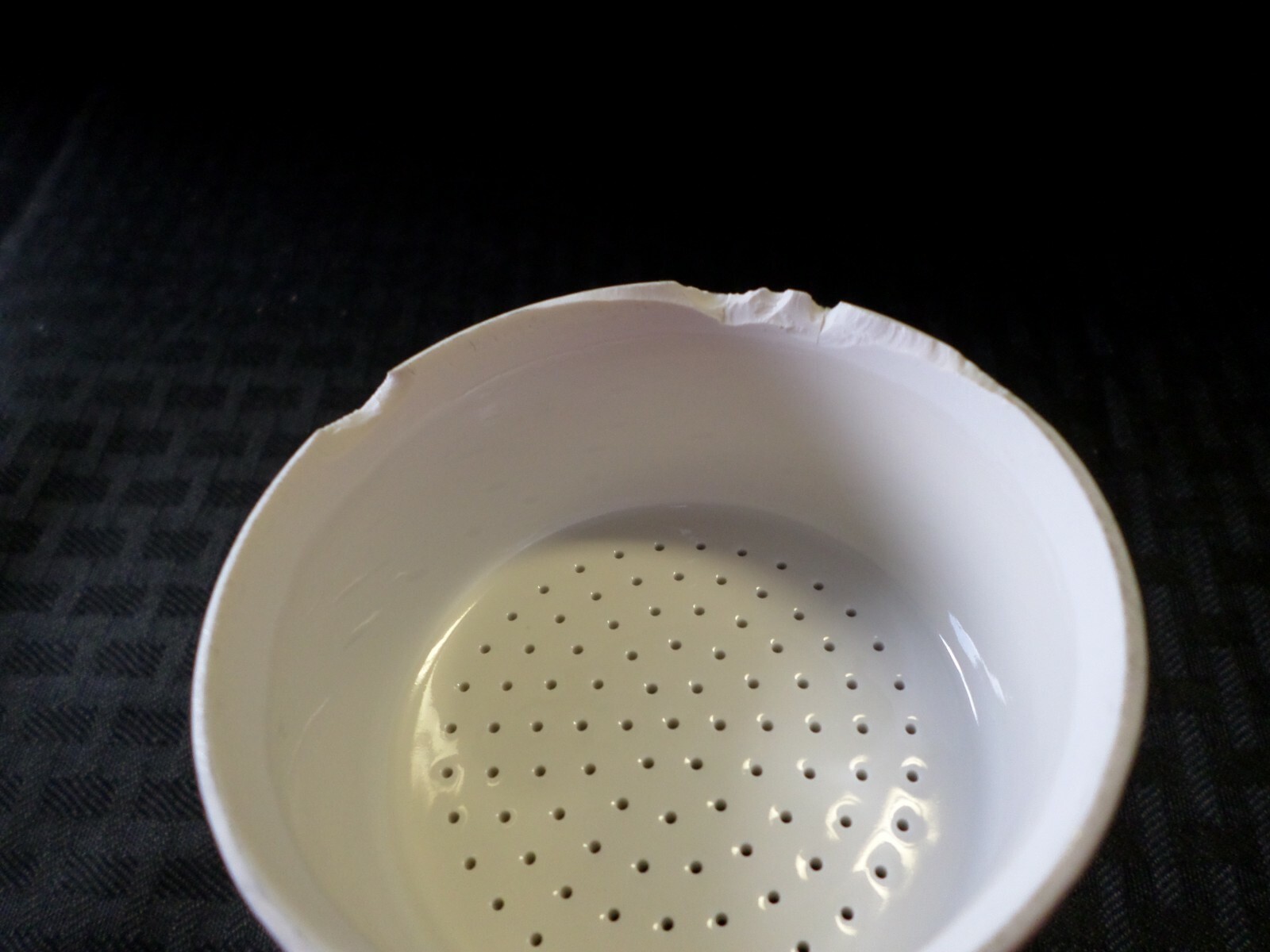 Coors Porcelain 87mL Perforated Buchner Funnel, Fits 50mm Paper, Chipped 60240
