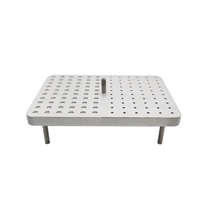REDLAND 120 Holes 1 plug Aluminum Burs Holder Stand Disinfection Box 4 Colors