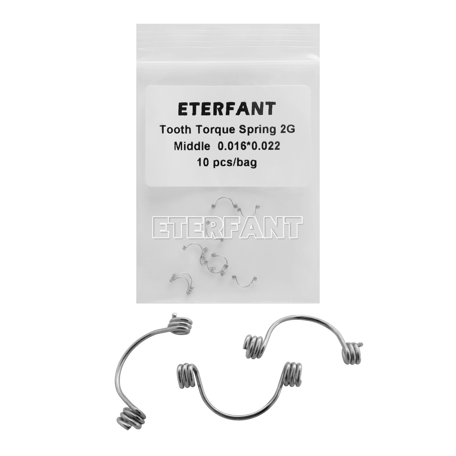 ETERFANT Dental 10PCs/bag Ortho Teeth Anterior Torque Springs Small/Medium/Large
