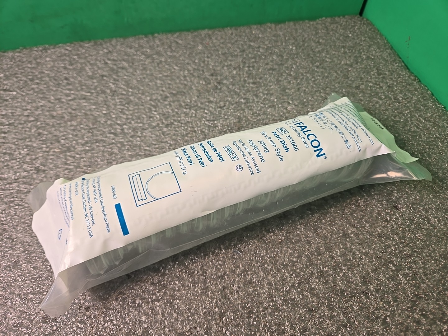 Falcon 351006 Petri Dish 50 x 9mm 20/bag Sterile CORNING | NEW SEALED PACK OF 20