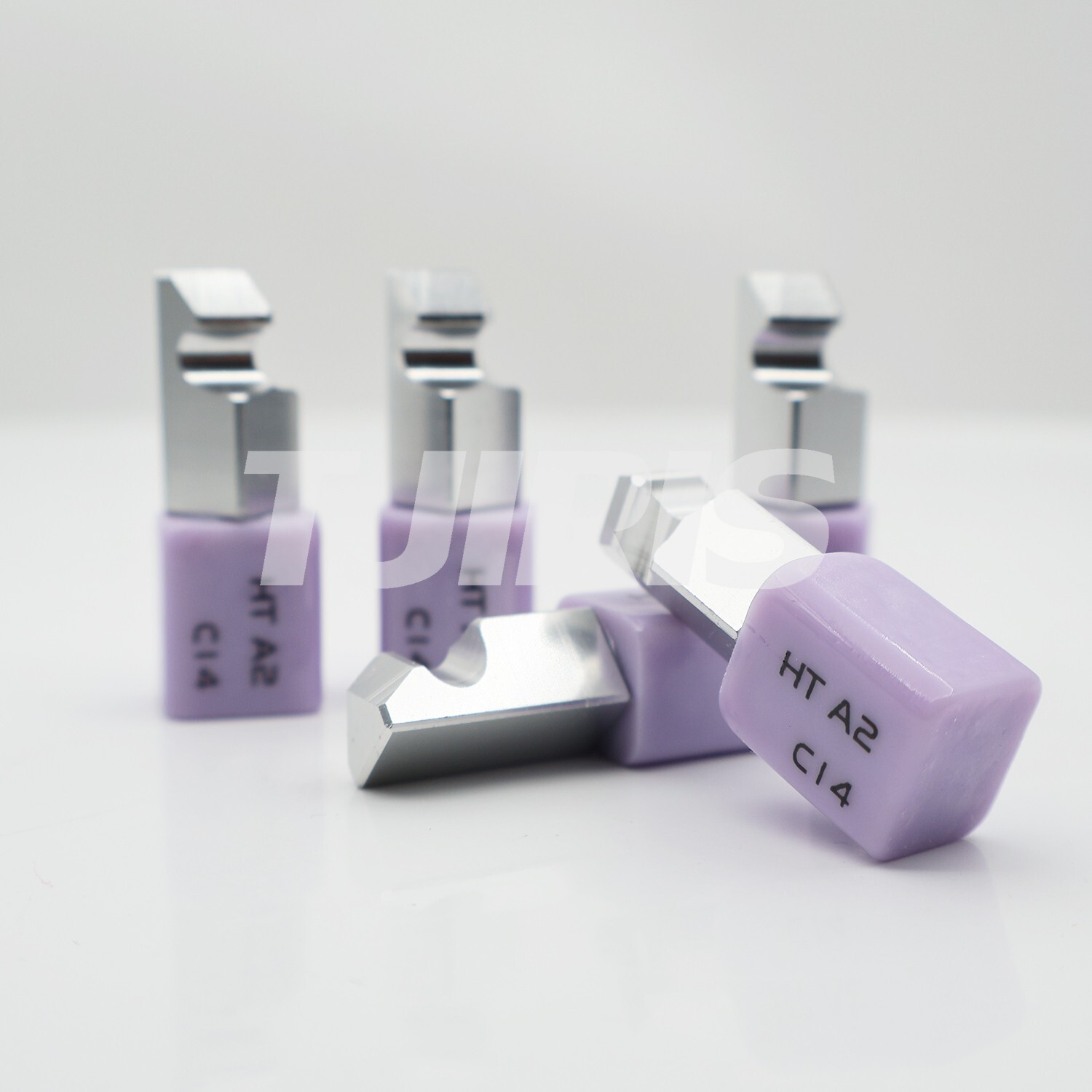 5pcs Dental Lithium Disilicate Glass Ceramic Block C14 e.max for PlanMill