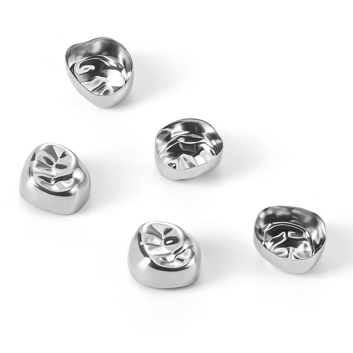 5 Pcs/Box Dental Stainless Steel Kid Primary Molar Crown Pediatric Restoration