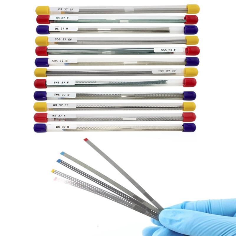 Dental Saw Diamond Strip Orthodontic IPR Fine Finishing Metal Polishing Strips