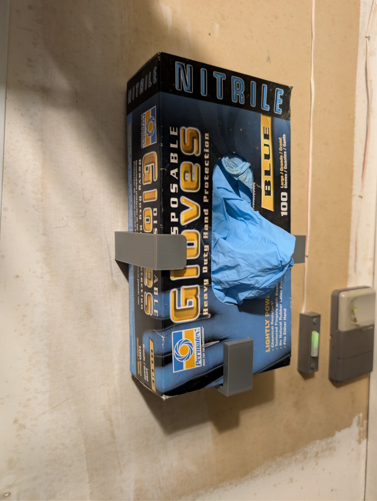 Nitrile & Latex Glove Box Dispenser Wall Mount Holder Bracket RUGGED VERSION.