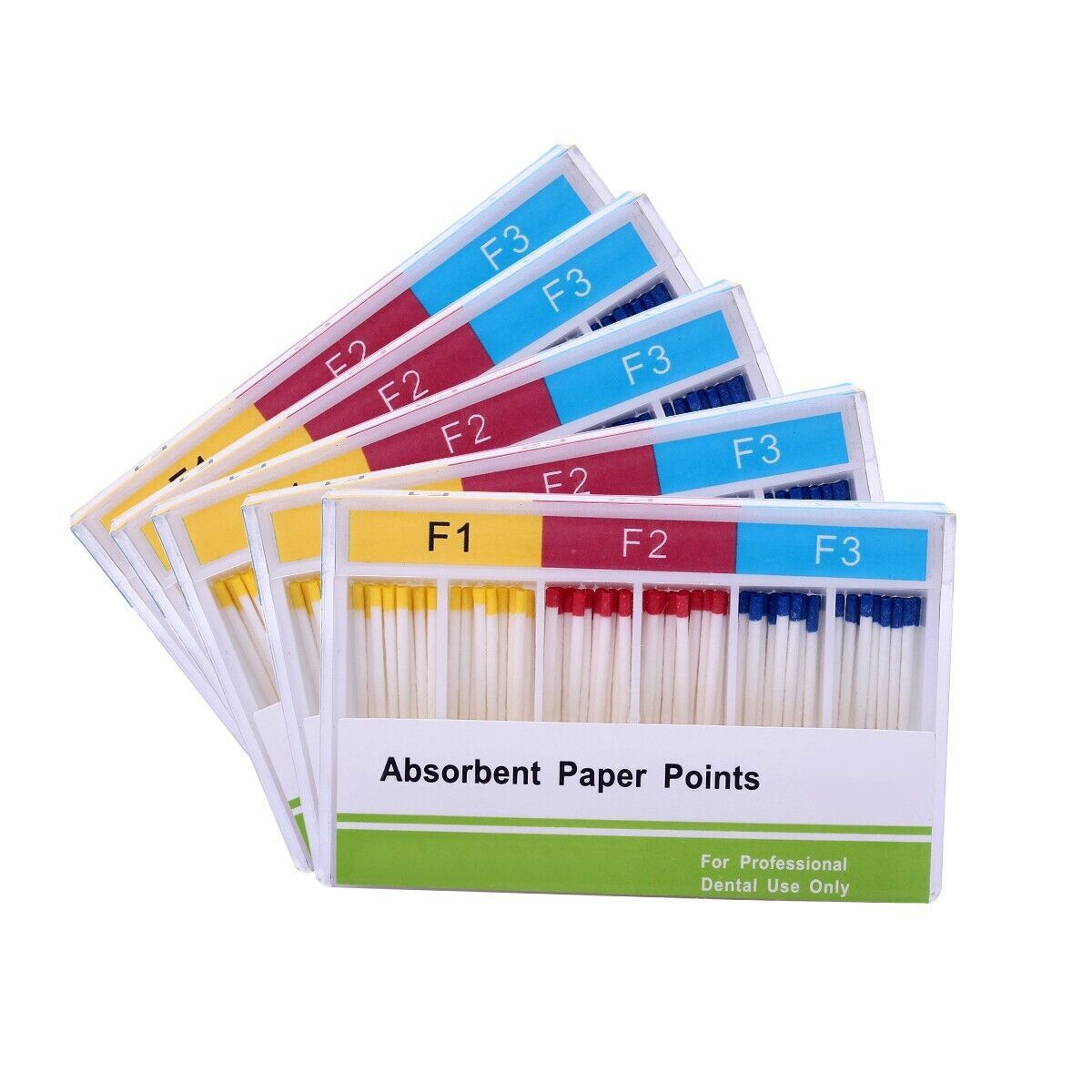 5 Packs AZDENT Dental Endodontic Gutta Percha Points F1.F2.F3 100pcs/pack