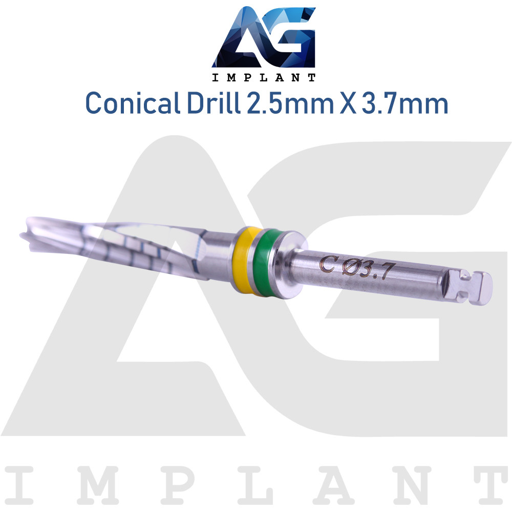 Conical Drill Ø2.5mmXØ3.7mm External Irrigation Tool Dental