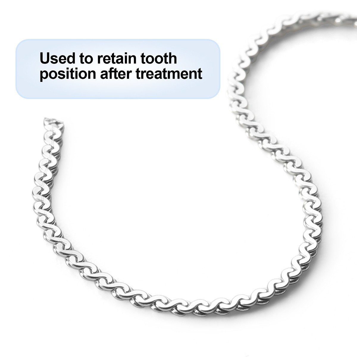 Orthodontic Dental Lingual Retainer Wire Stainless Steel Retention Wires Chain