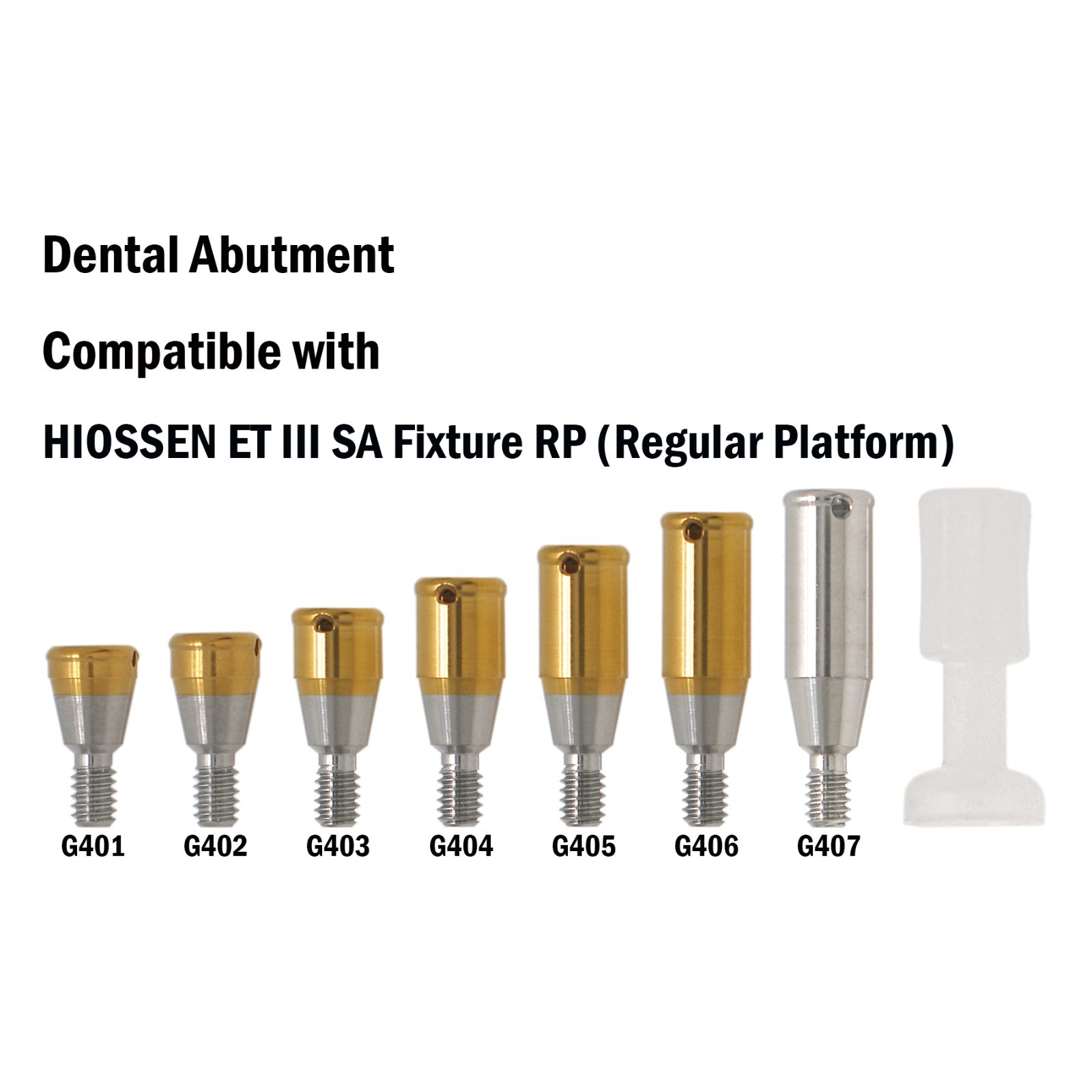 US Dental Locator Abutment& Male Cap Inserts Kit For Osstem Hiossen Mini/Regular