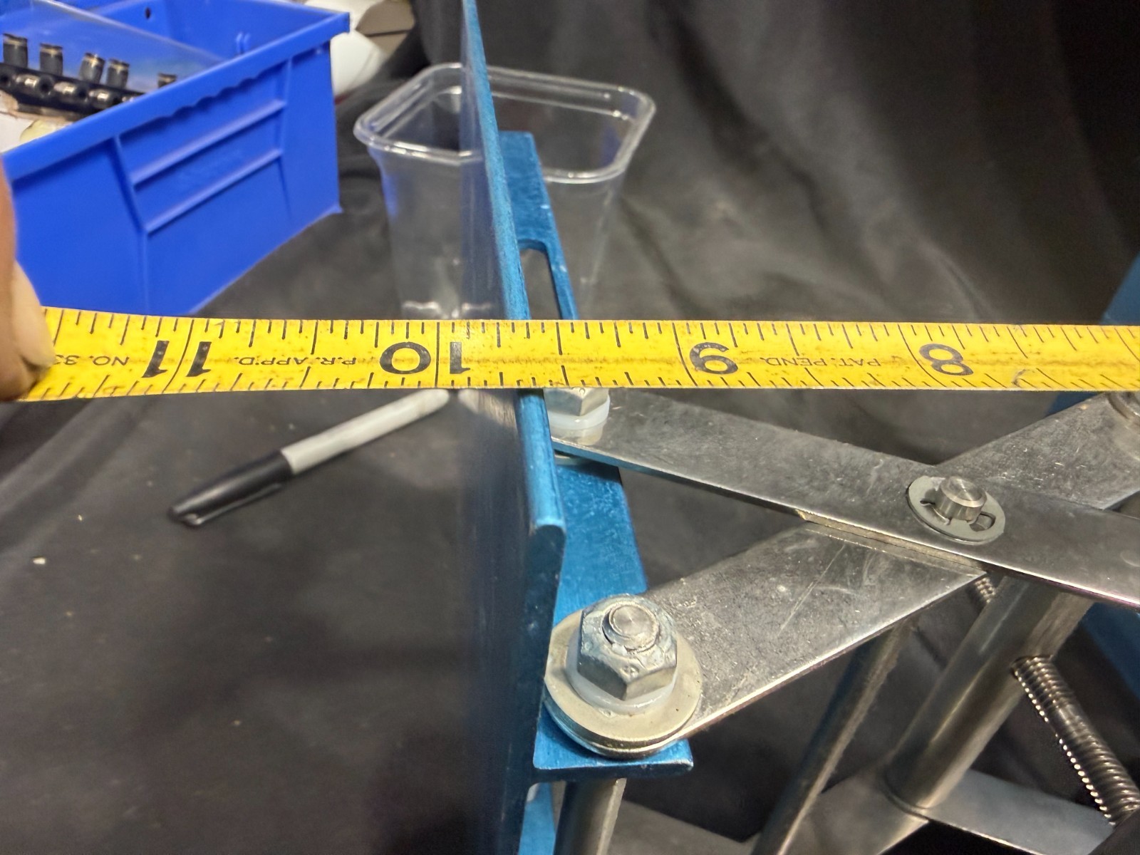 NEW VWR 8″ x 8″ Aluminum Lab Scissor Jack Support Lift Table Platform 8×8
