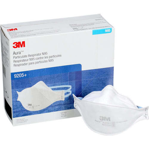 NEW 20- 3M 9205+ Aura N95 Particulate Respiratory Protection Face Masks USA MADE