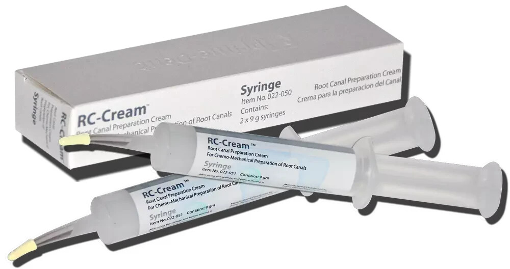 Prime Dental RC-Cream Root Canal Endodontic Prep (9gm Syringes)