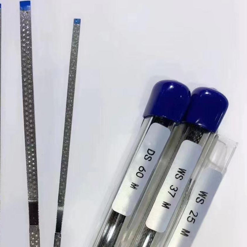 Dental Stainless Steel Diamond Polishing Finishing Strips Double Sided 3.7mm
