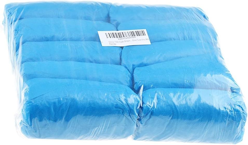 Durable Waterproof Shoe Covers – 100 Pack, Perfect for Indoor Protection