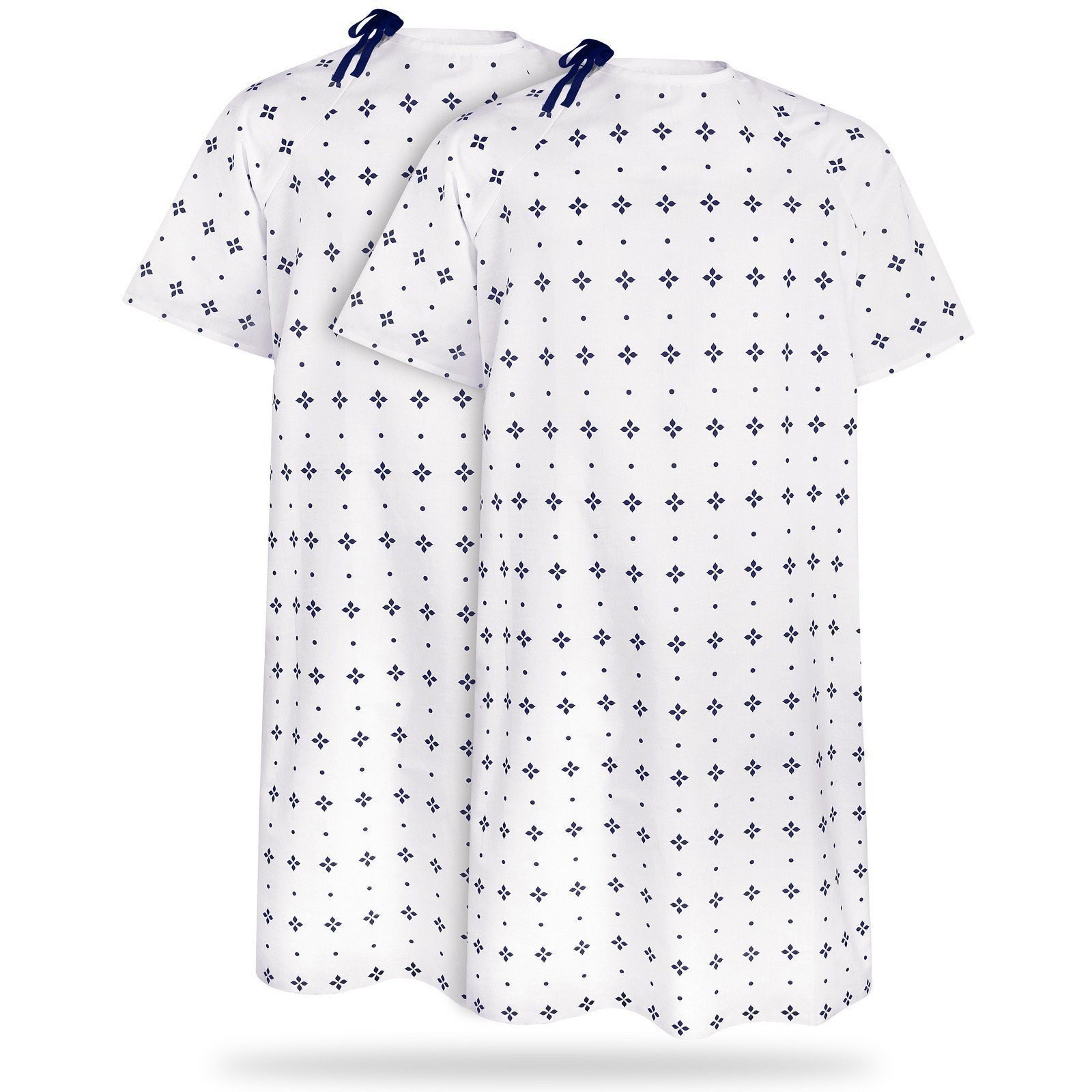Utopia Care 4 Pack Unisex Hospital Gowns, Extra Long Length Patient Gowns for…