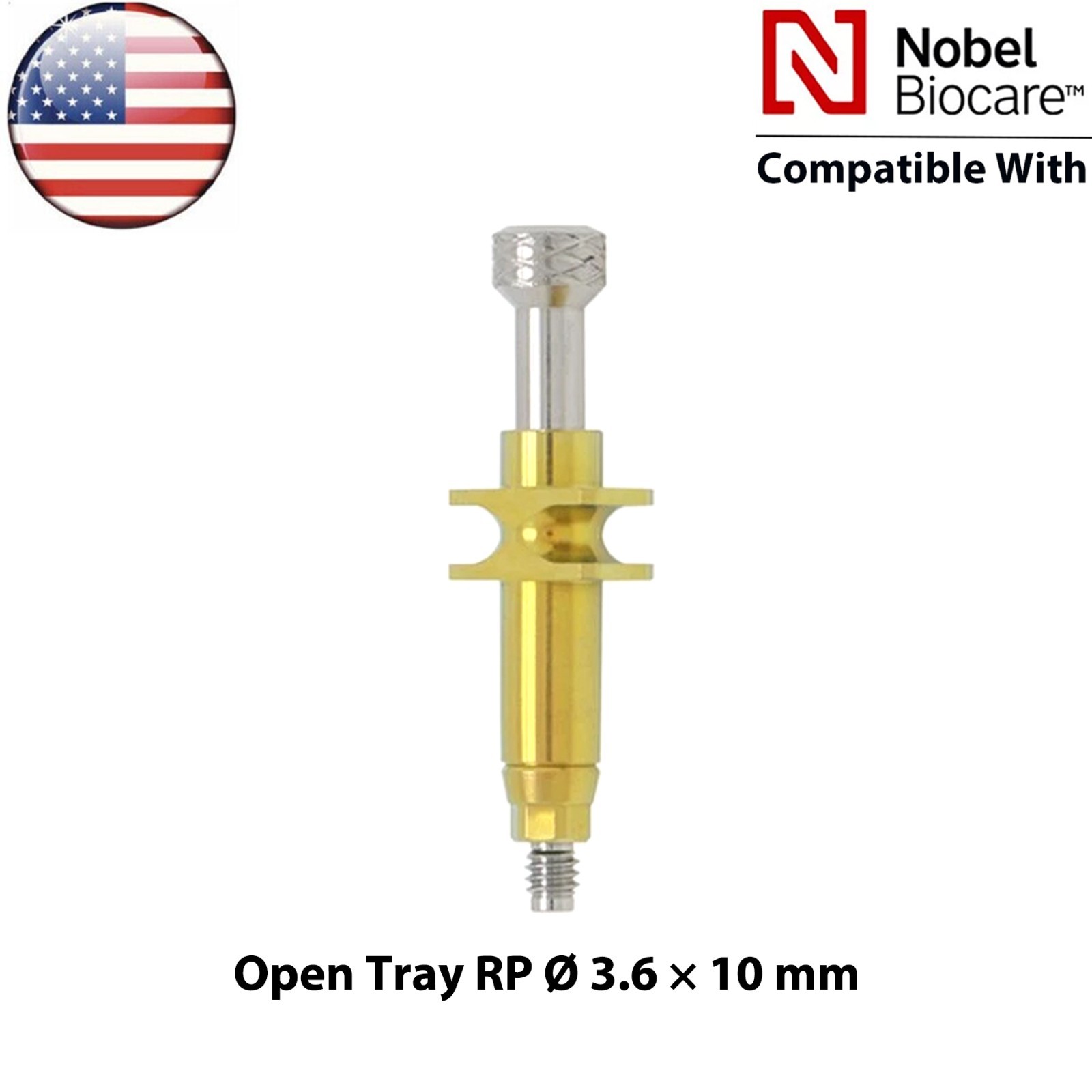 US Nobel Impression Transfer Coping Open/Closed Tray NP/RP Fit Nobel Biocare
