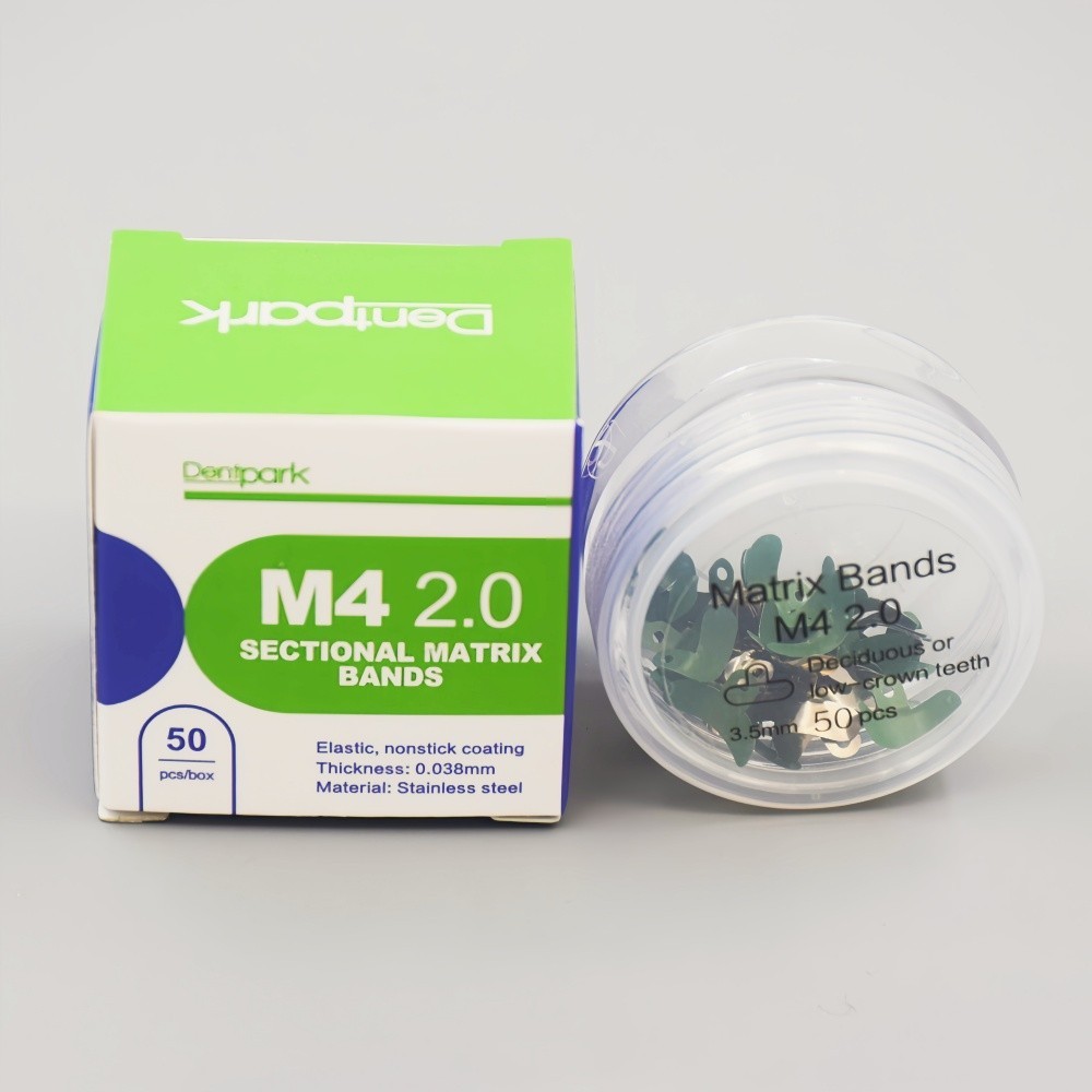 Dental Sectional Matrix Bands M4 2.0 Non-Stick Coating Elastic Stainless Steel