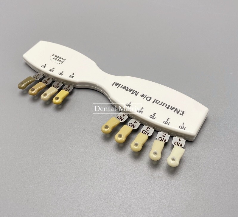 Dental IPS Natural Die Material Shade Guide Ivoclar Vivadent ND1-9 Abutment 1Set