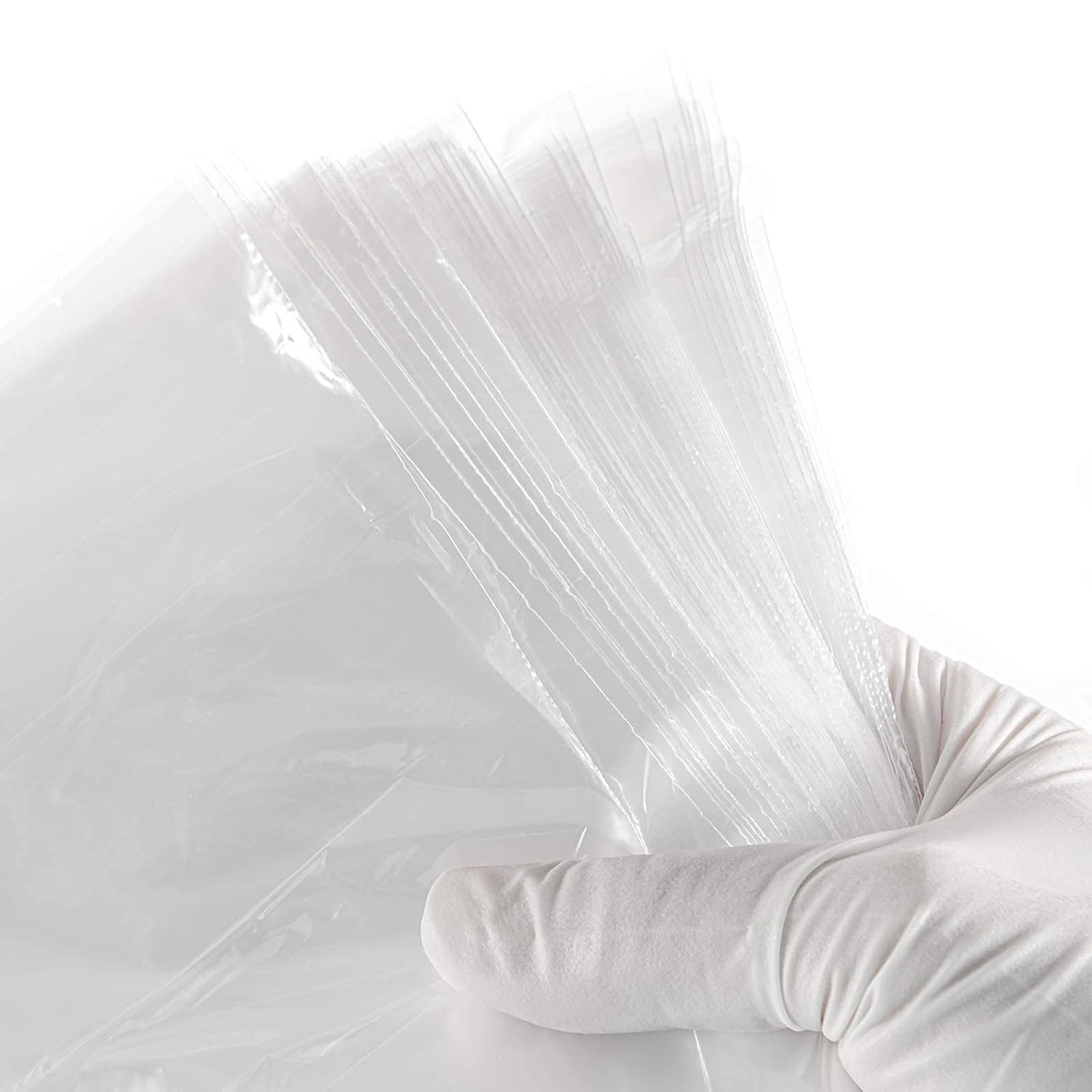 200Pcs Dental Half Chair Cover, 32″ x 32″ Disposable Clear Plastic Sleeve Protec